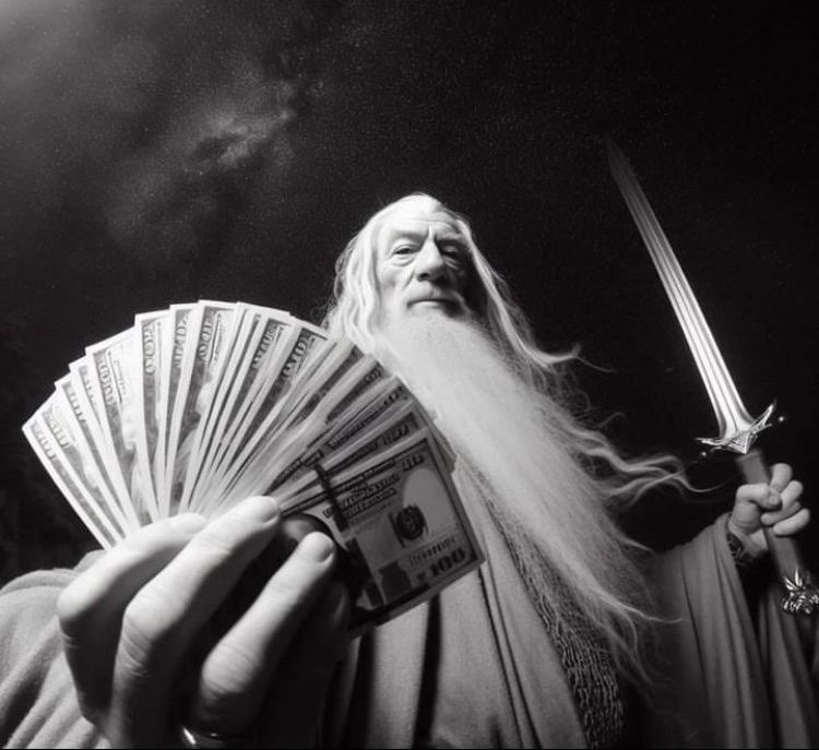 Gandalf with the Money